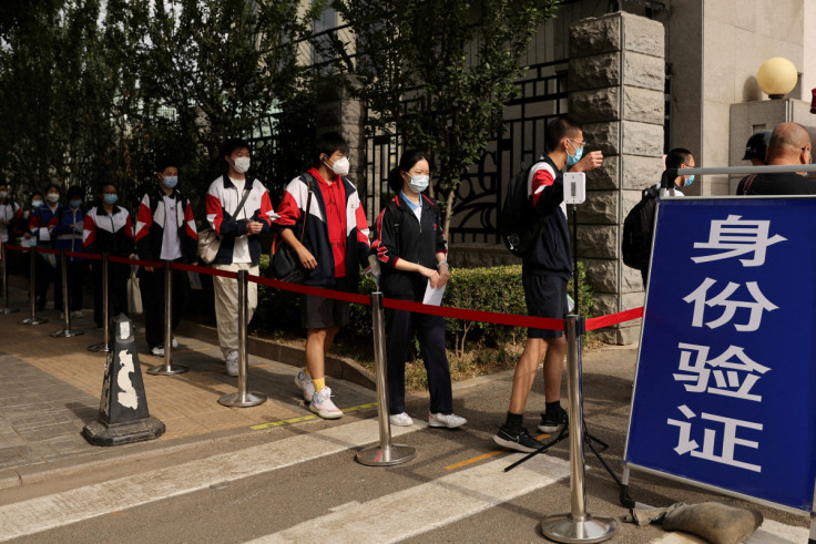 Annual national college entrance exam amid the COVID-19 outbreak in Beijing