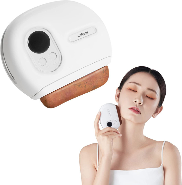 heat and vibration face massager