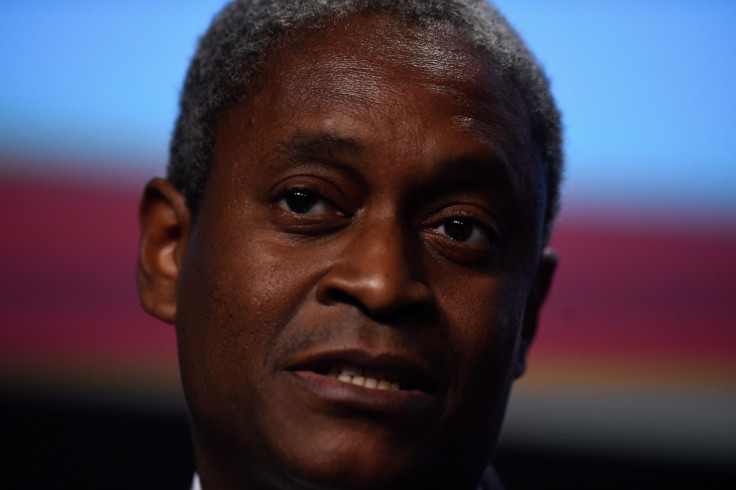 President and Chief Executive Officer of the Federal Reserve Bank of Atlanta Raphael W. Bostic speaks at a European Financial Forum event in Dublin