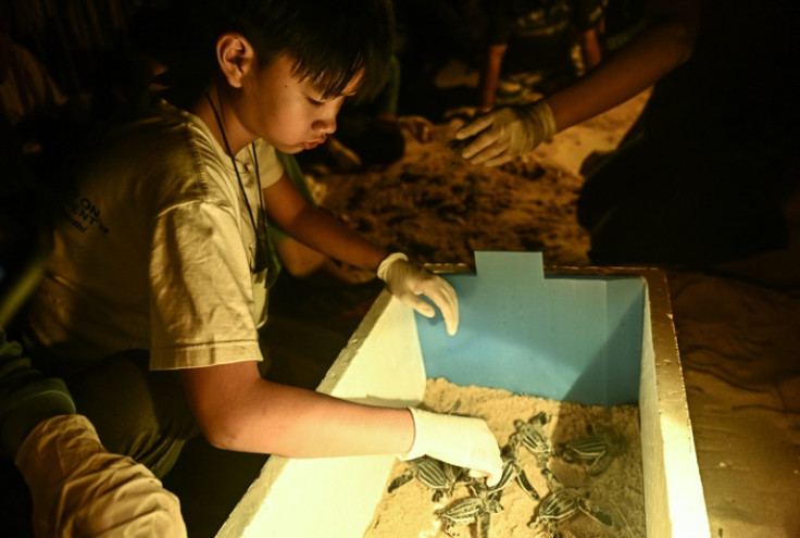 Bangkok secondary school pupil Prin Uthaisangchai is producing a short documentary about leatherback turtles to raise conservation awareness