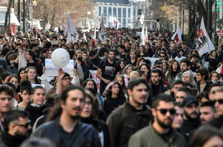 Students and rail workers were preparing to rally in Athens on Sunday in the latest expression of grief and anger at Greece's worst rail disaster, which killed at least 57 people