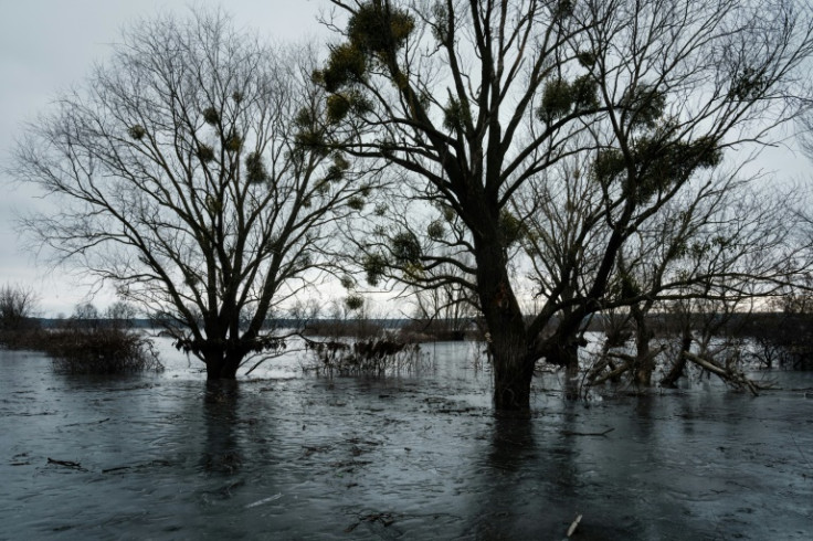 The village of Demydiv is still reeling from the flood that damaged dozens of homes in the area