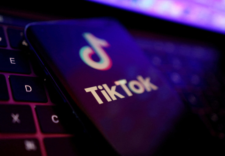 Illustration shows TikTok app logo