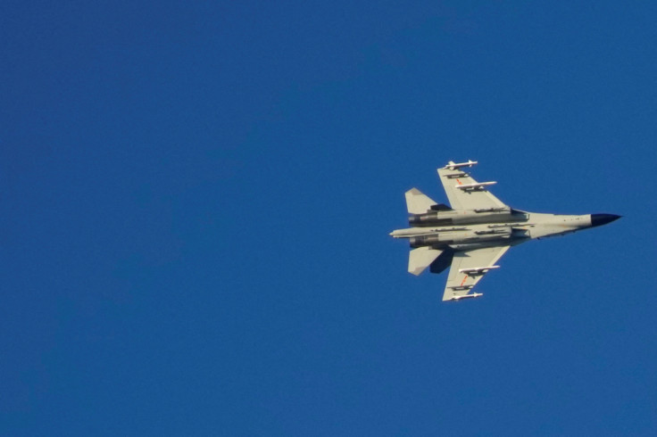 PLA aircraft over Pingtan island