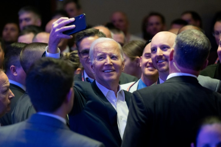 US President Joe Biden cracked a joke about his age during a speech in March 2023 at the International Association of Fire Fighters Legislative Conference in Washington