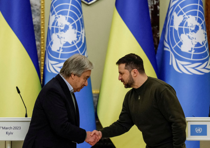 U.N. Secretary-General Antonio Guterres visits Kyiv