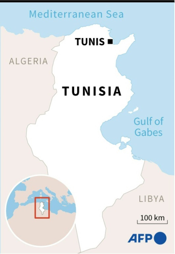 Map of Tunisia