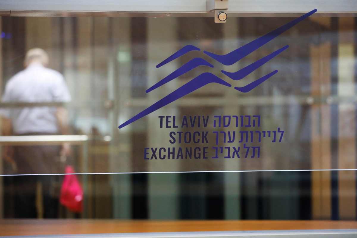 Israel Stocks Slip On SVB Failure Government Vows Aid For Tech Firms   Tel Aviv Stock Exchange Sign Seen Bourse Tel Aviv Israel 