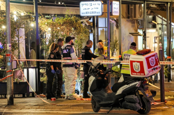 A Hamas member opened fire outside a Tel Aviv cafe hours after Pentagon chief Lloyd Austin had called for de-escalation