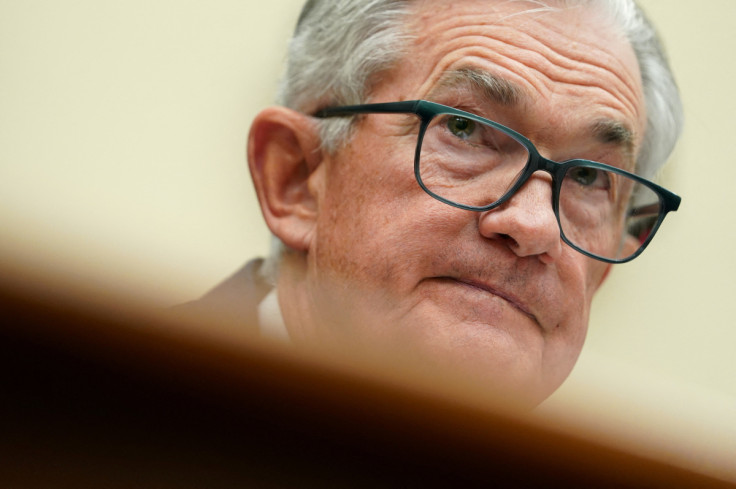 Federal Reserve Chair Jerome Powell testifies at a hearing on Capitol Hill in Washington