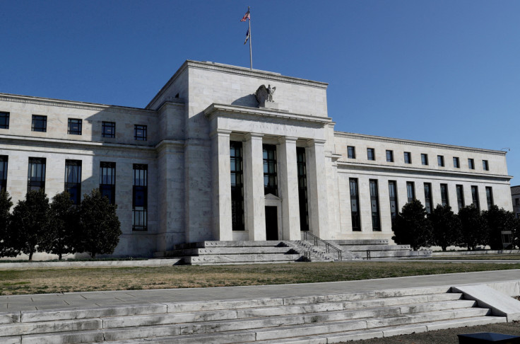 The Federal Reserve building is pictured in Washington