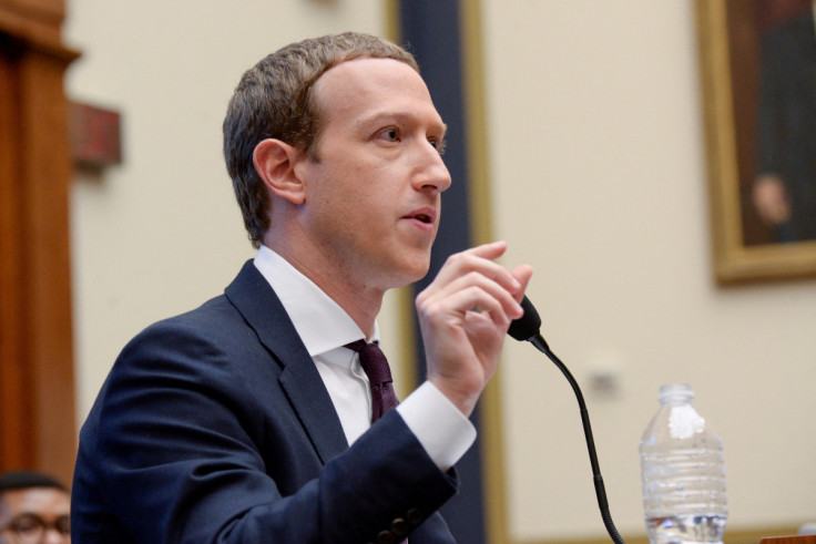 Facebook Chairman and CEO Zuckerberg testifies at a House Financial Services Committee hearing in Washington