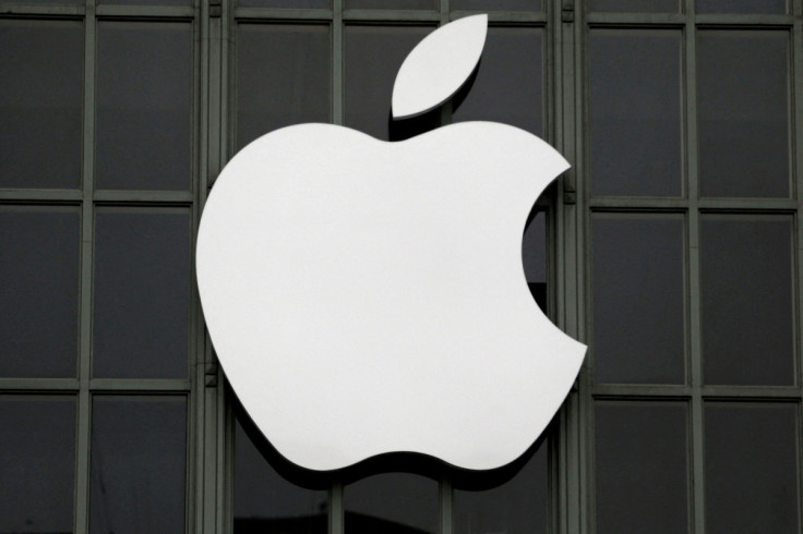 The Apple Inc logo is shown outside the company's 2016 Worldwide Developers Conference in San Francisco