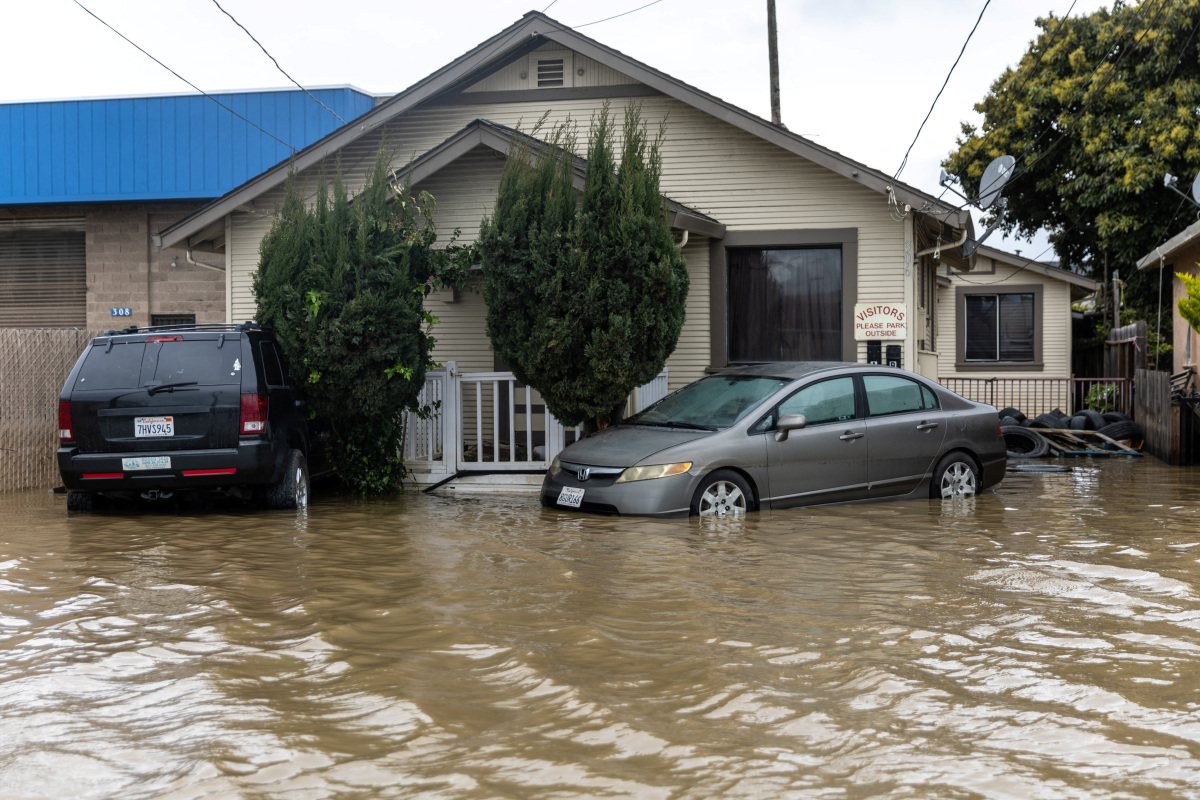 Satellite Captures Inundated California After Onslaught Of Atmospheric ...