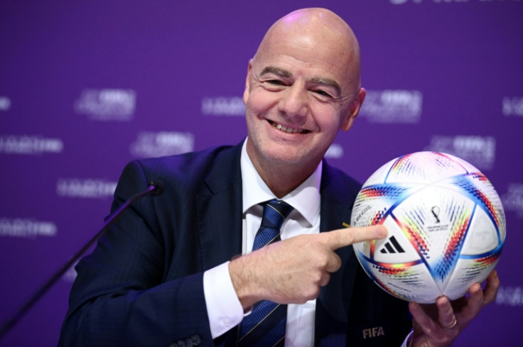 Ball control: Gianni Infantino is running unopposed for a third term ad FIFA president