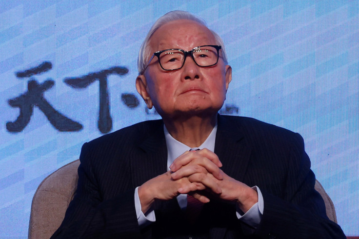 Morris Chang, the founder of the Taiwan Semiconductor Manufacturing Company (TSMC), attends a Chip War book event in Taipei