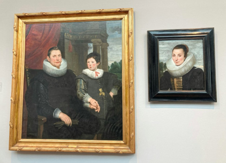 Two centuries after the works were separated, the family portrayed in Cornelis de Vos' 17th century Flemish painting has been artistically reunited
