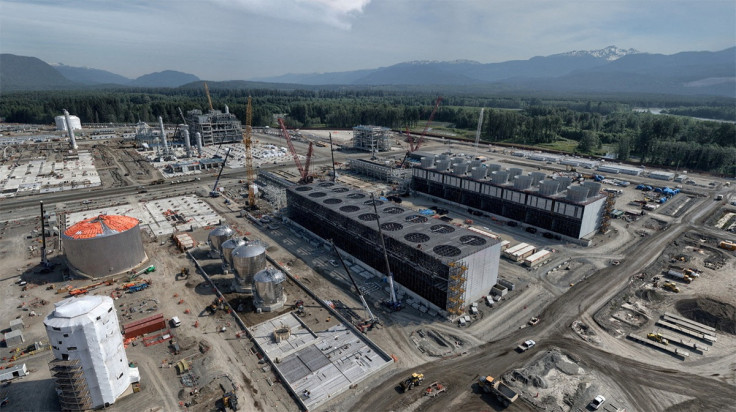 LNG Canada site construction activities are held, in Kitimat