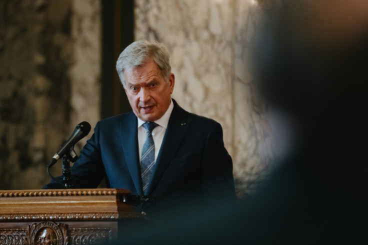 Finnish President Sauli Niinisto meets Turkey's Recep Tayyip Erdogan with his country's NATO membership on the line