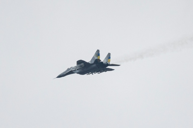 At least three of the planes being transferred by Slovakia are to used for spare parts to keep Ukrainian MiG-29s, like the one pictured here, in the air