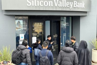 The closed Silicon Valley Bank (SVB) headquarters in Santa Clara, California