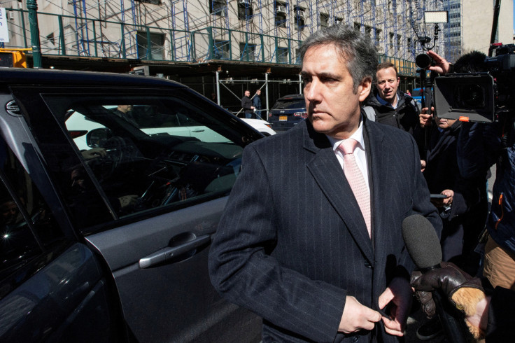 Michael Cohen, former attorney for former U.S. President Donald Trump, arrives to the New York Courthouse in New York