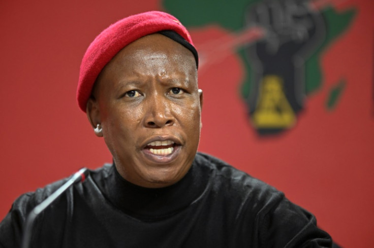 South Africa's opposition Economic Freedom Fighters party leader Julius Malema says ports, parliament, border crossings and the Johannesburg stock exchange will be among the key protesting points