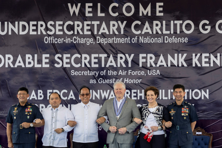 Philippines and U.S. military officials attend a groundbreaking ceremony