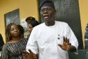 The APC's Babajide Sanwo-Olu hung on to the powerful post of Lagos governor