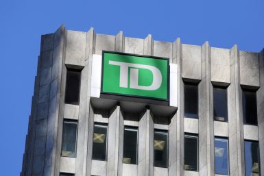 The Toronto Dominion (TD) bank logo is seen on a building in Toronto