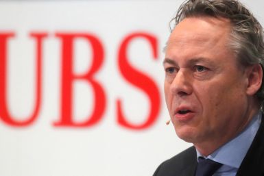 Designated new CEO Hamers of Swiss bank UBS addresses a news conference in Zurich