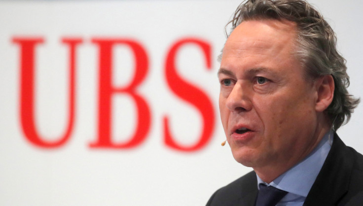 Designated new CEO Hamers of Swiss bank UBS addresses a news conference in Zurich