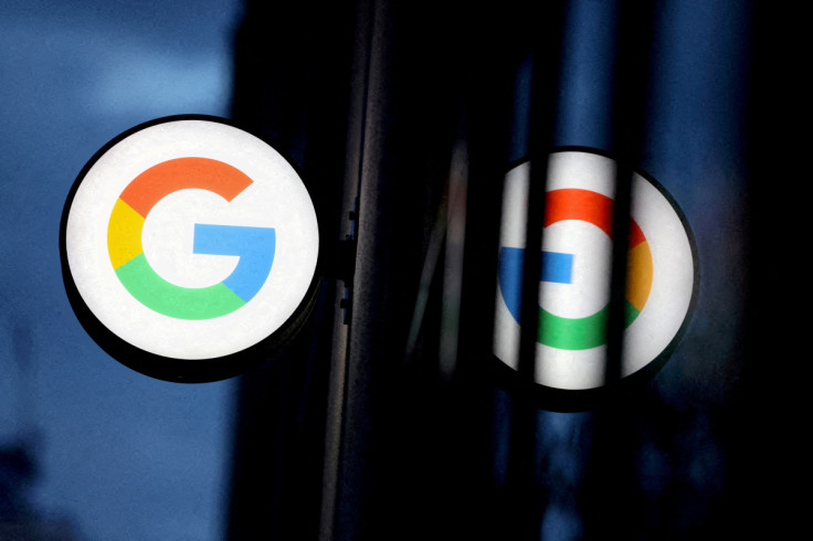 The logo for Google LLC is seen at the Google Store Chelsea in Manhattan, New York City