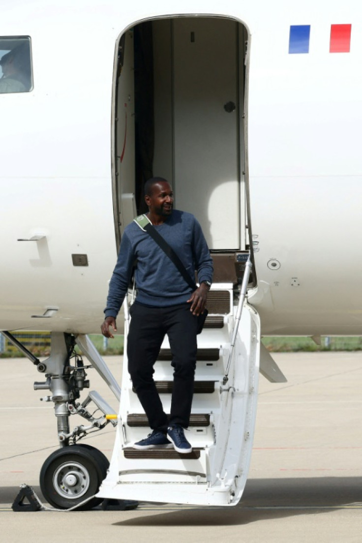 Dubois landed at the Villacoublay airbase outside Paris on Tuesday