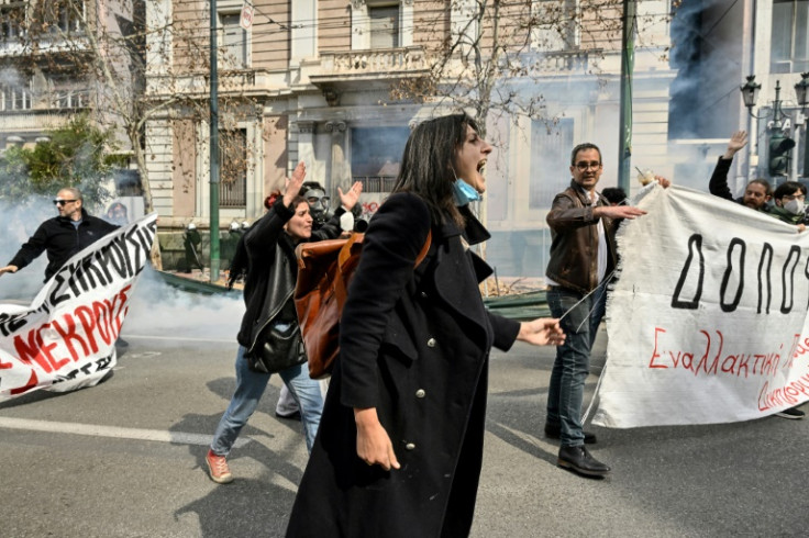 At the demonstrations' peak more than 65,000 people turned out, demanding accountability, calling for Mitsotakis's resignation