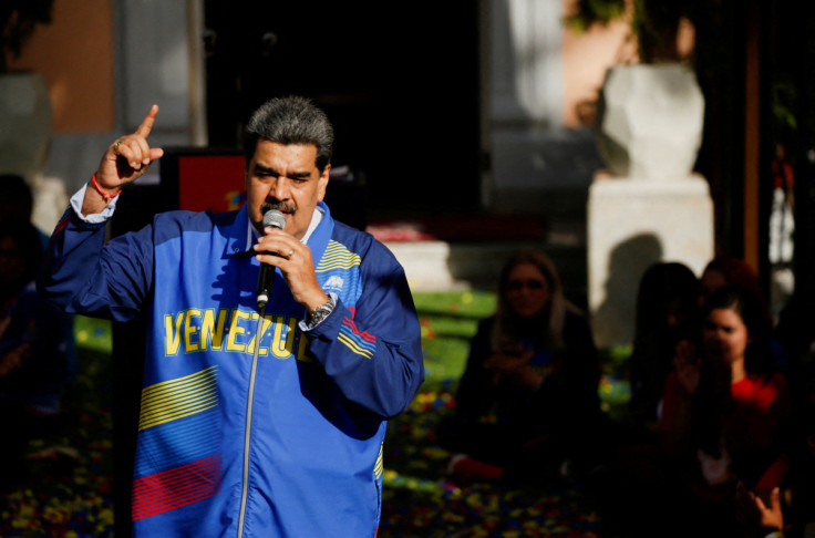 Rally to mark the International Youth Day, in Caracas