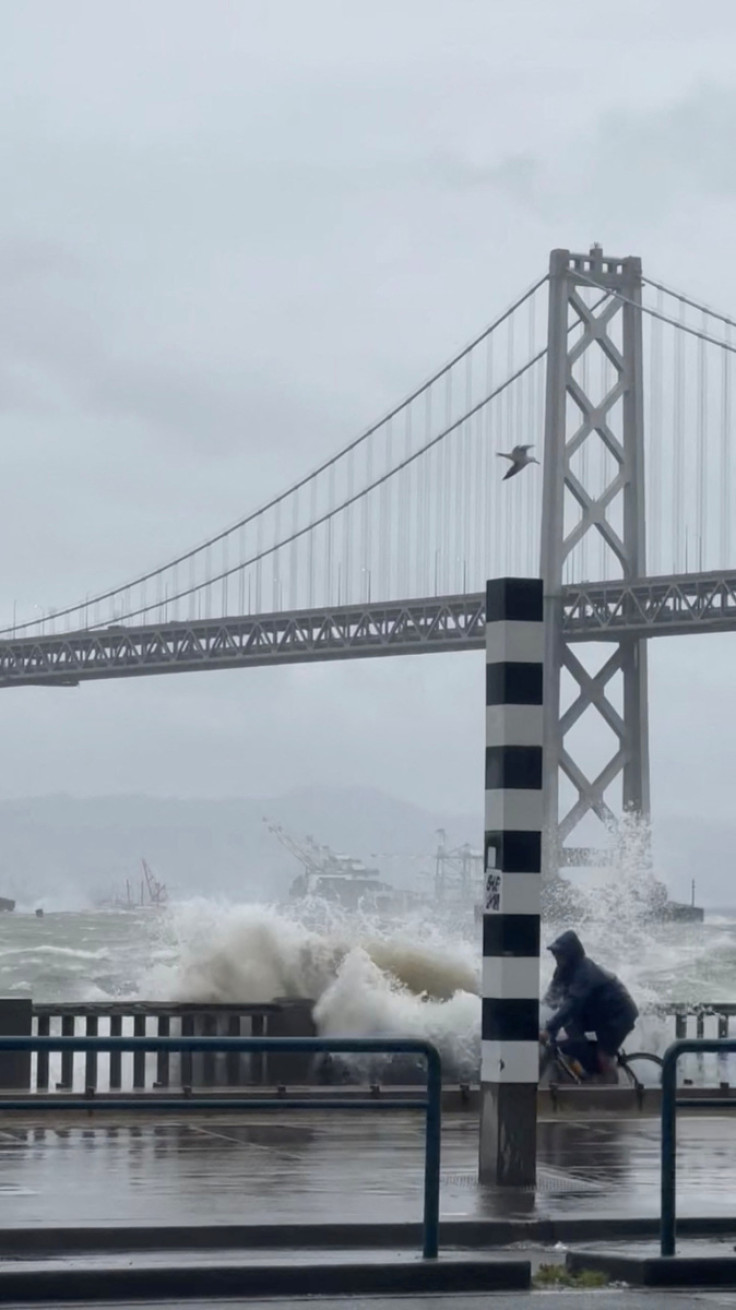 Stormy weather in San Francisco