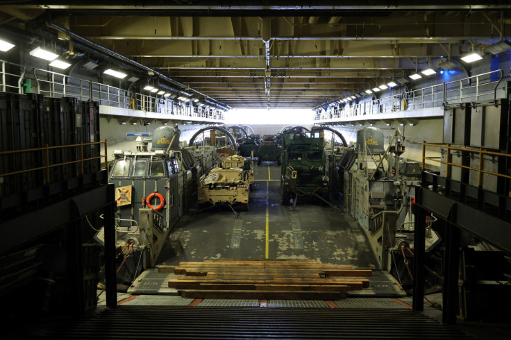 U.S. Amphibious Assault Ship USS Makin Island arrives in Busan