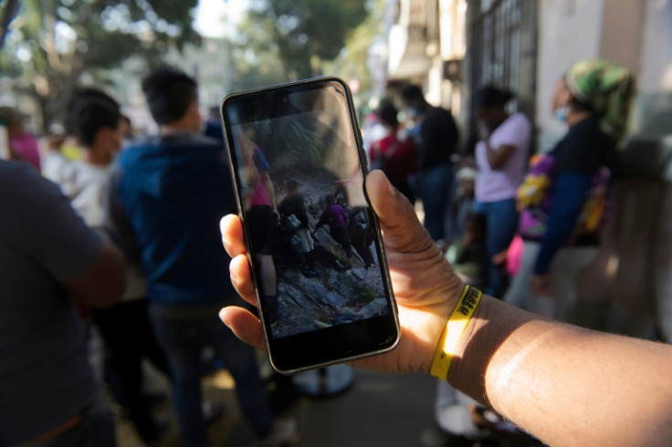 A migrant in Mexico checks TikTok for advice on traveling to the United States