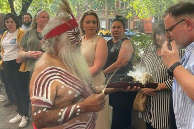Launch of a campaign for constitutional recognition of Australia's indigenous people in Adelaide