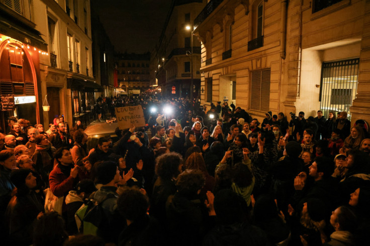 Anti-pension bill protest in Paris