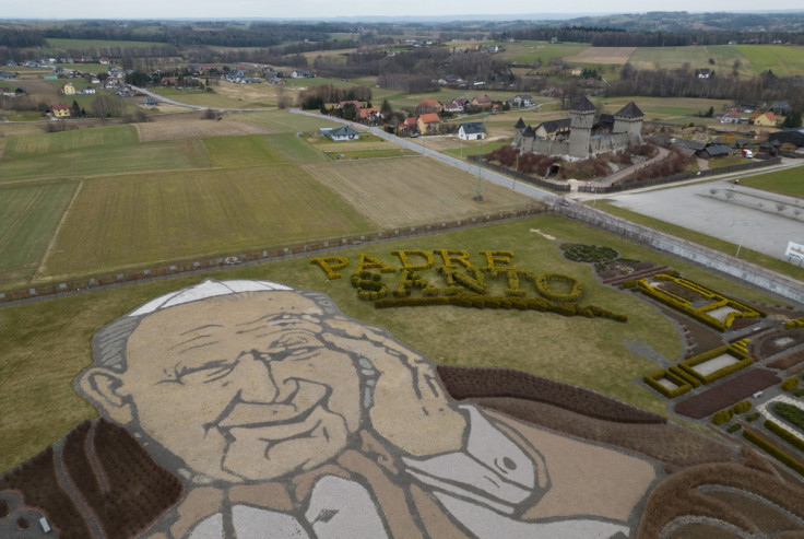 General view of John Paul II garden in Inwald