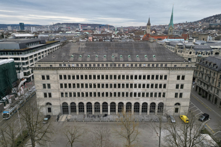 Swiss National Bank building in Zurich