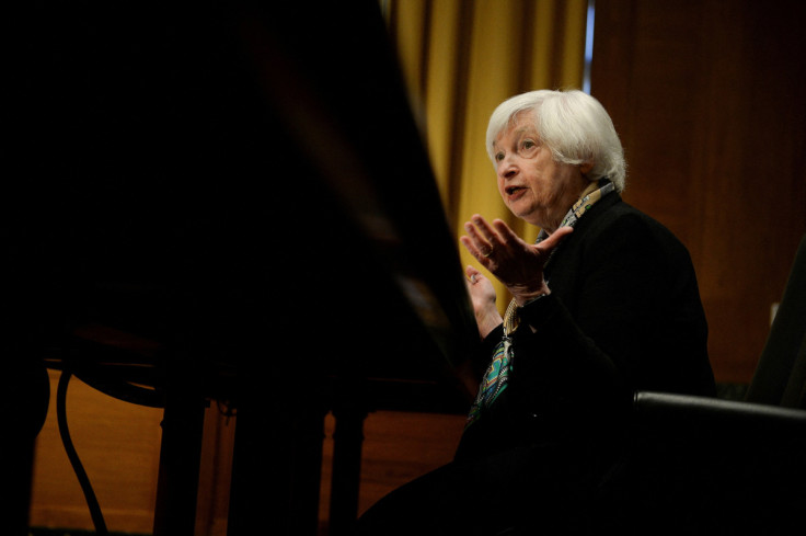 U.S. Treasury Secretary Janet Yellen testifies before Senate panel, on Capitol Hill in Washington