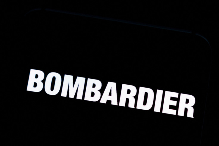 Illustration shows Bombardier logo