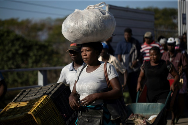 The border between Quanamienthe in Haiti and Dajabon in the Dominican Republic bustles with activity