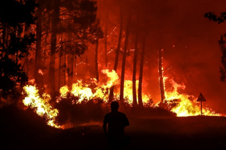 Charles had been due to see the damage from last year's wildfires in southwest France