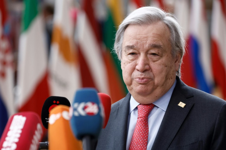 UN Secretary-General Antonio Guterres said 'now is the time to act' to safeguard the world's water resources