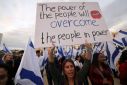 Israeli demonstrators have announced a "national paralysis week" for next week, including countrywide rallies, protests outside ministers' homes and on Wednesday outside parliament