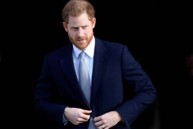 Britain's Prince Harry attends a rugby event at Buckingham Palace gardens in London